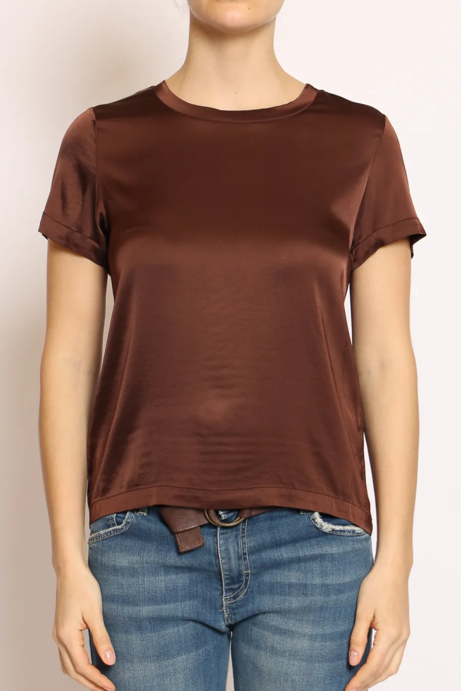 Vicolo Blusa girocollo satin- Camicie E Bluse