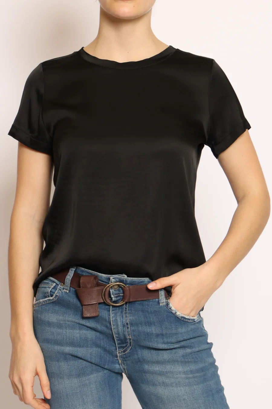 Vicolo Blusa girocollo satin- Camicie E Bluse