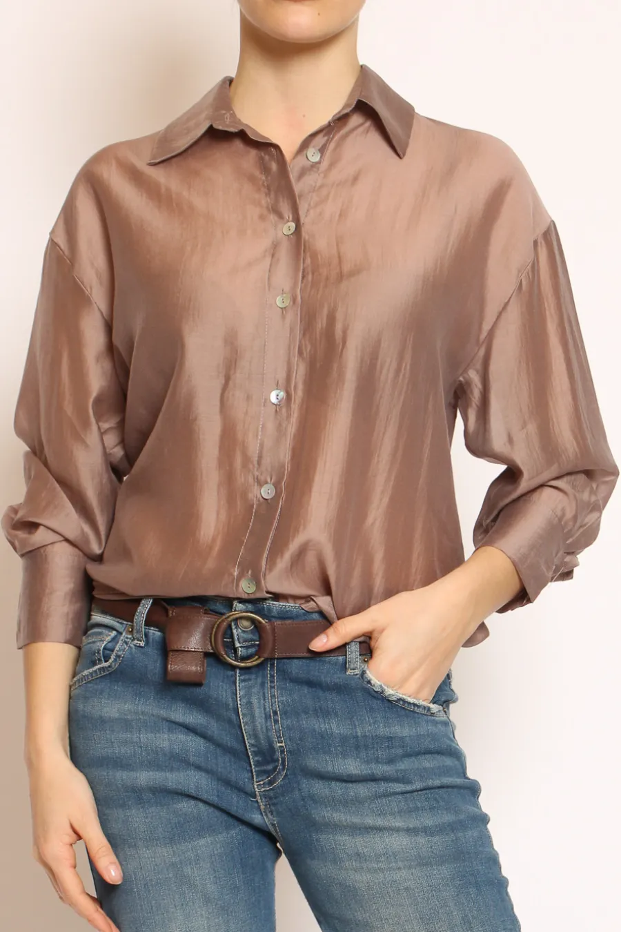 Zeroassoluto Camicia CAMY in mussola TENCEL FIBRA NATURALE- Camicie E Bluse