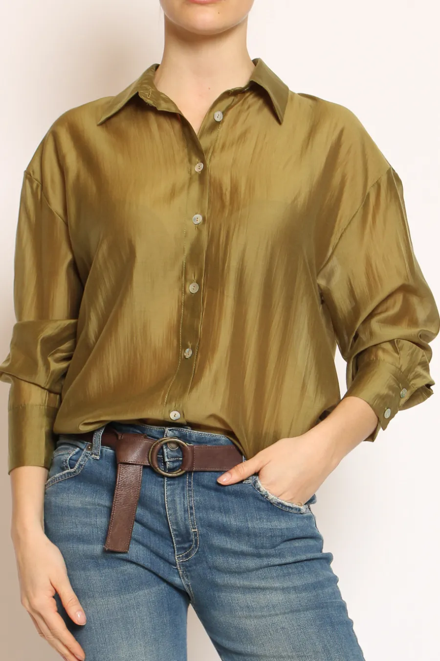 Zeroassoluto Camicia CAMY in mussola TENCEL FIBRA NATURALE- Camicie E Bluse