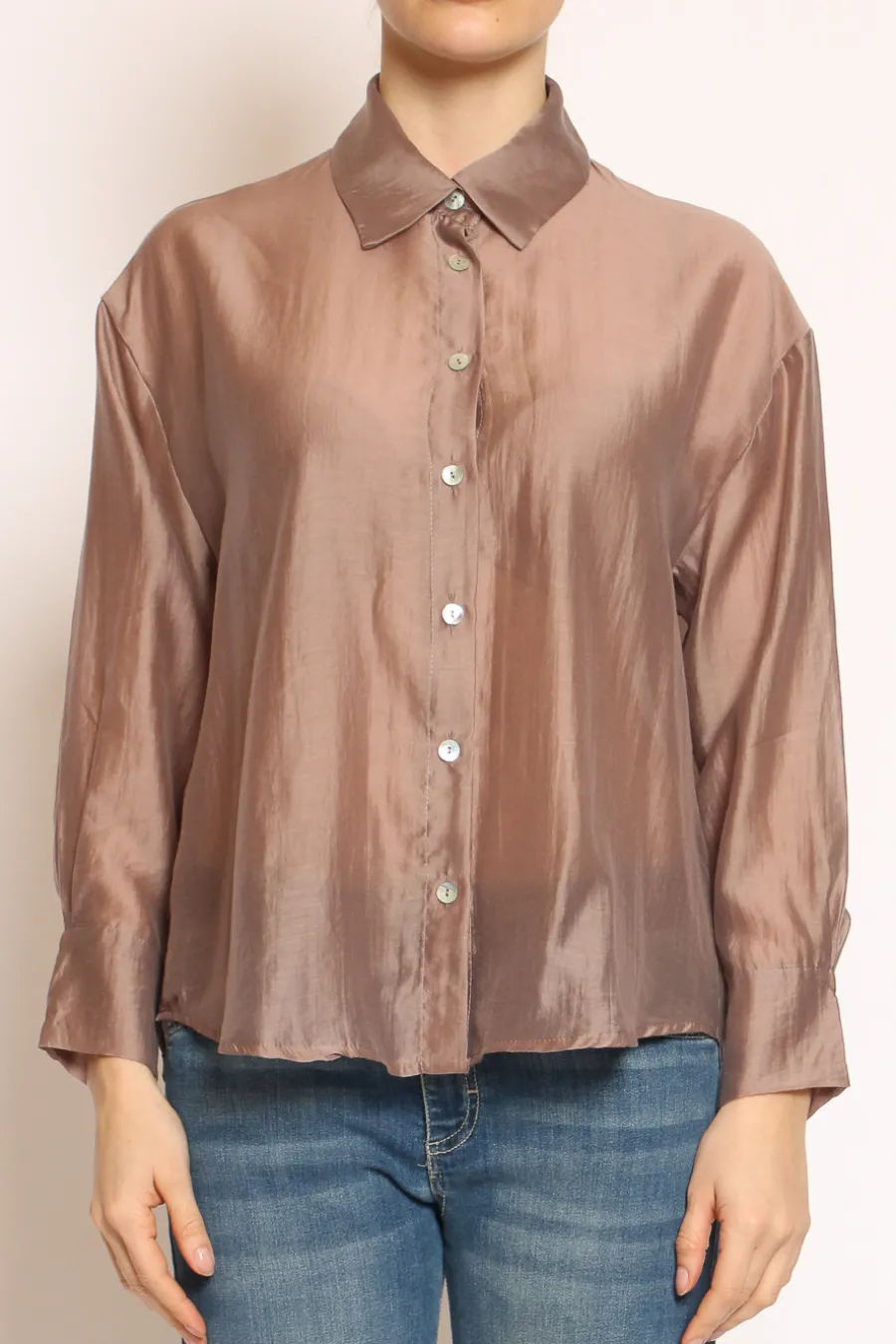 Zeroassoluto Camicia CAMY in mussola TENCEL FIBRA NATURALE- Camicie E Bluse