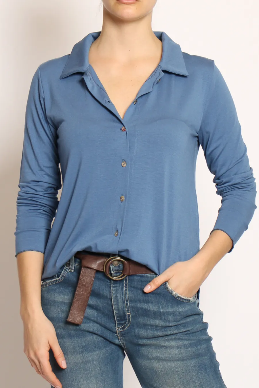 Zeroassoluto Camicia CARLY in jersey- Camicie E Bluse