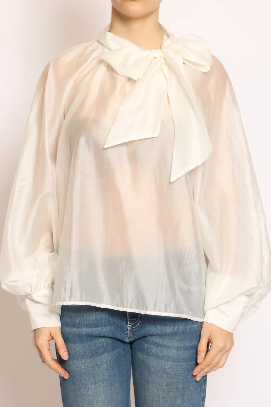 Vicolo Camicia collo fiocco- Camicie E Bluse