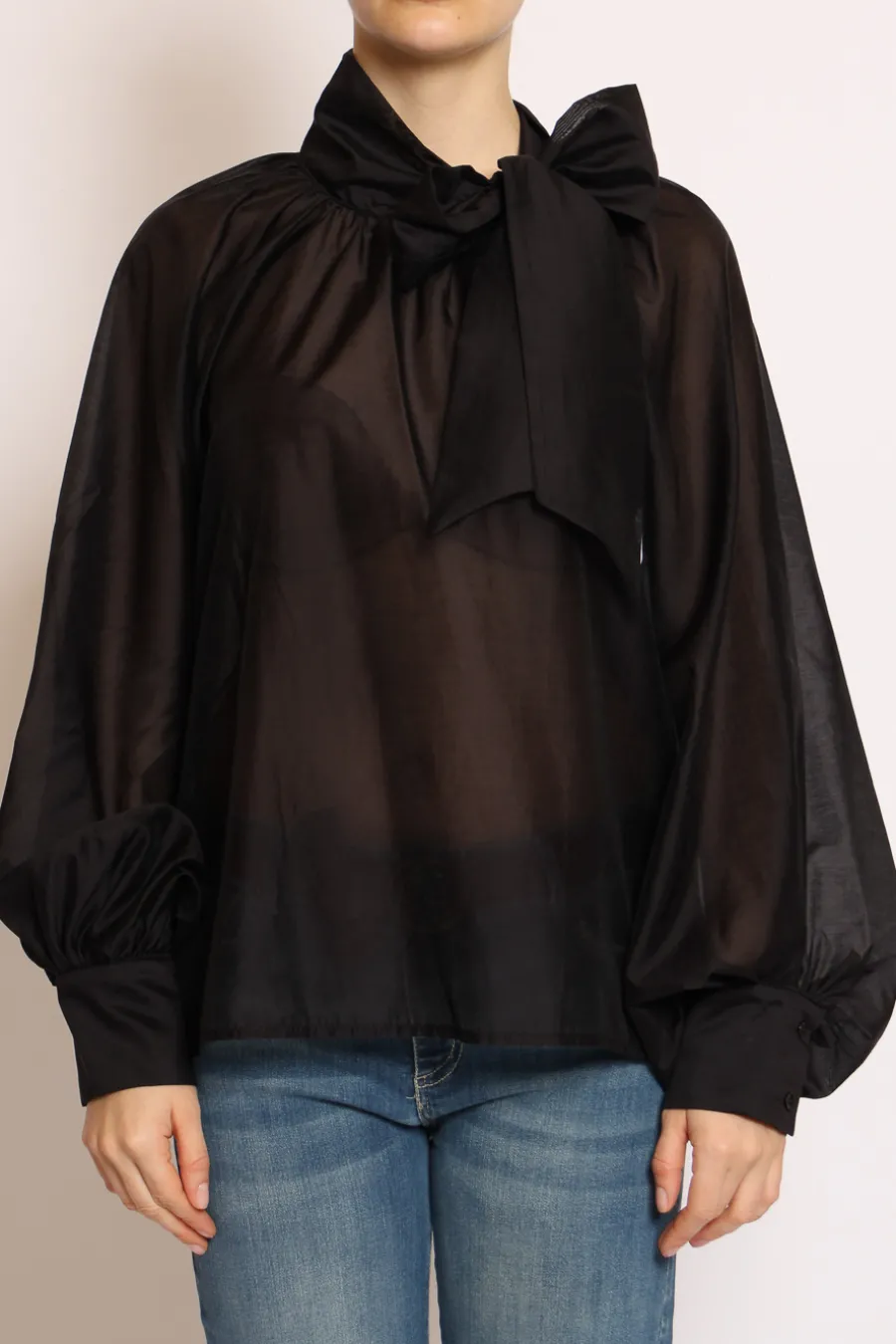 Vicolo Camicia collo fiocco- Camicie E Bluse