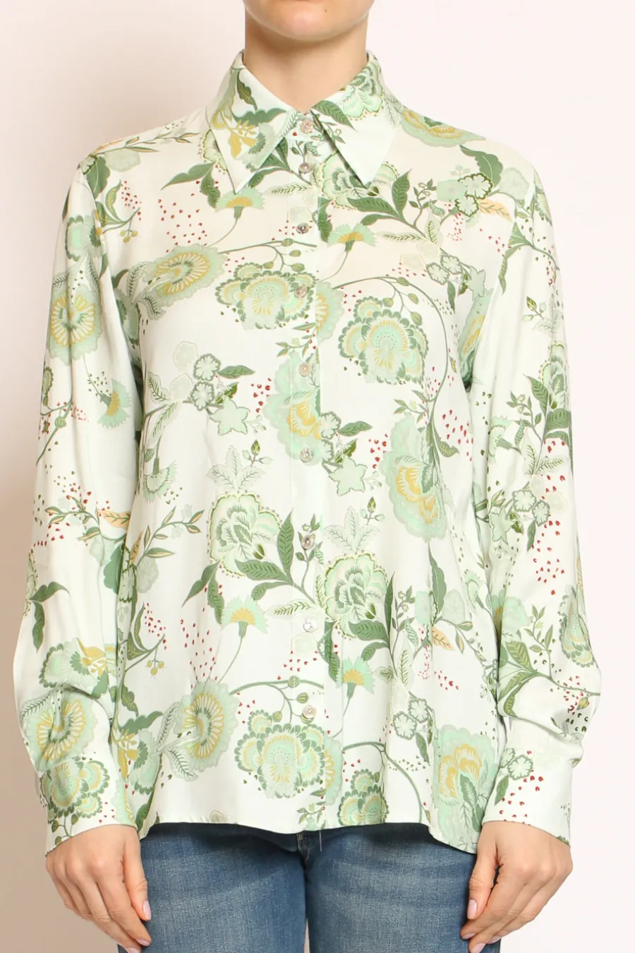 Wu'Side Camicia fantasia acqua/verde/salvia- Camicie E Bluse