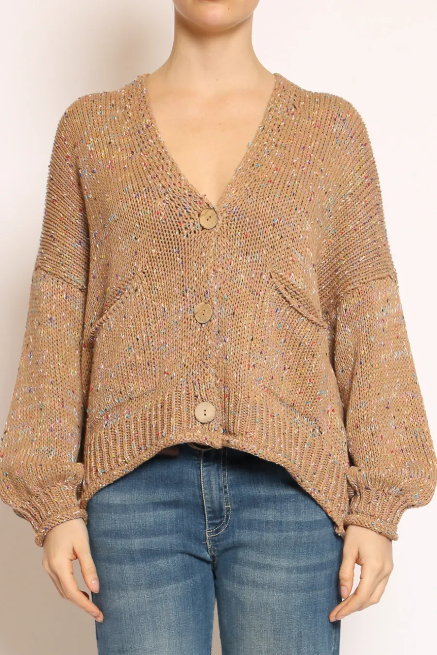 Have one Cardigan con bottoni filo multicolor- Cardigan E Gilet