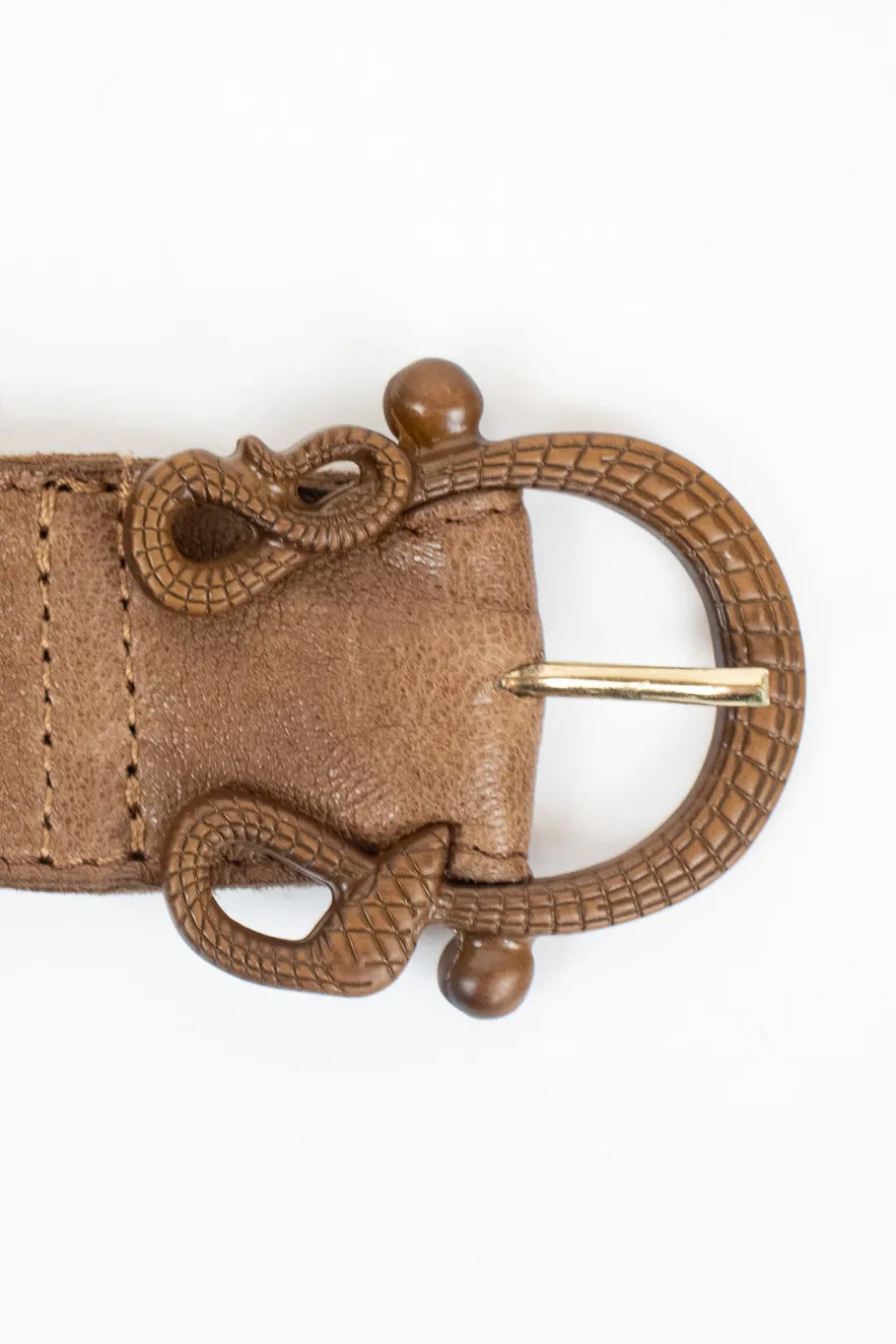 Zeroassoluto Cinta pelle fibbia snake- Cinture