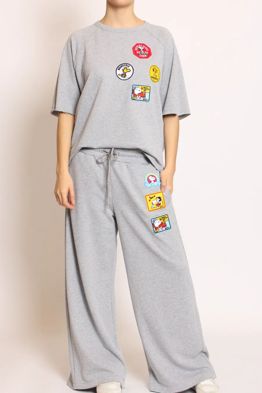 Tensione In Felpa patch Snoopy- Felpe