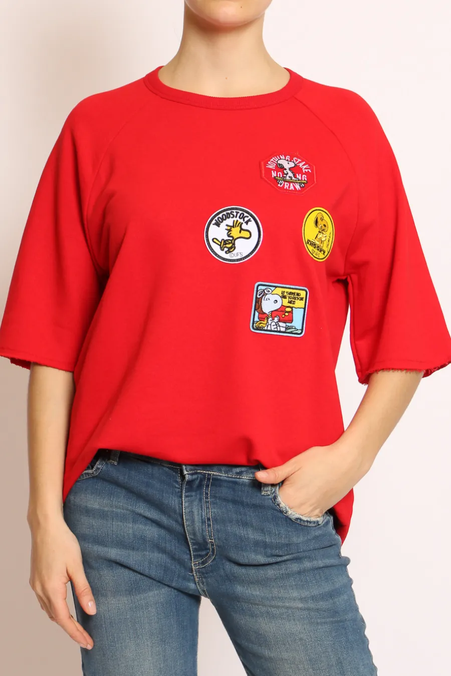 Tensione In Felpa patch Snoopy- Felpe
