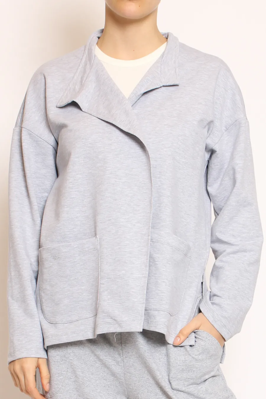 Zeroassoluto Giacca felpa light grigio melange- Giacche