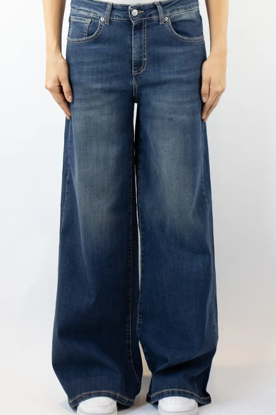 Zeroassoluto Jeans kam2 palazzo lavaggio medio- Jeans