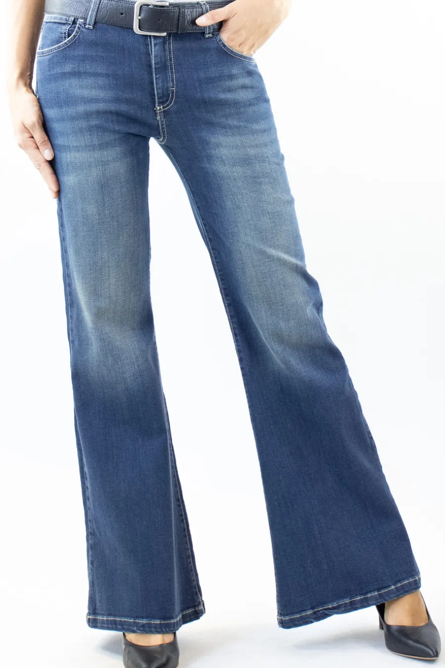 Zeroassoluto Jeans zampa denim- Jeans