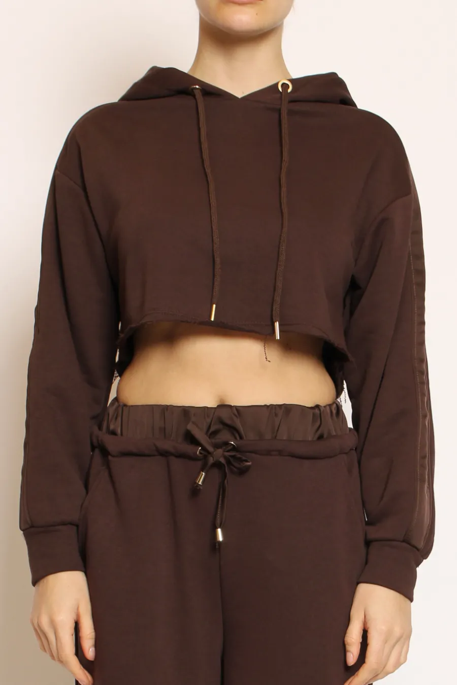 Have one Maglia crop cappuccio- Maglie | Felpe