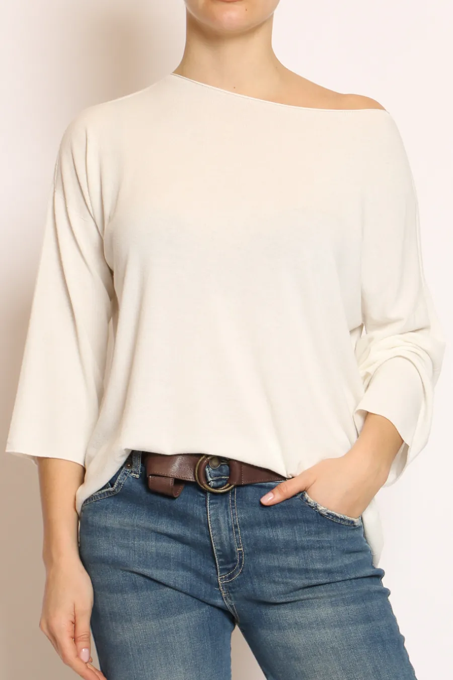 Kontatto Maglia scatola oversize off white- Maglie