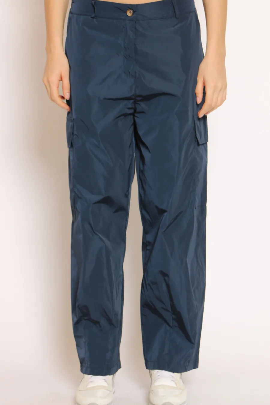Zeroassoluto Pantalone cargo tessuto parachute- Pantaloni