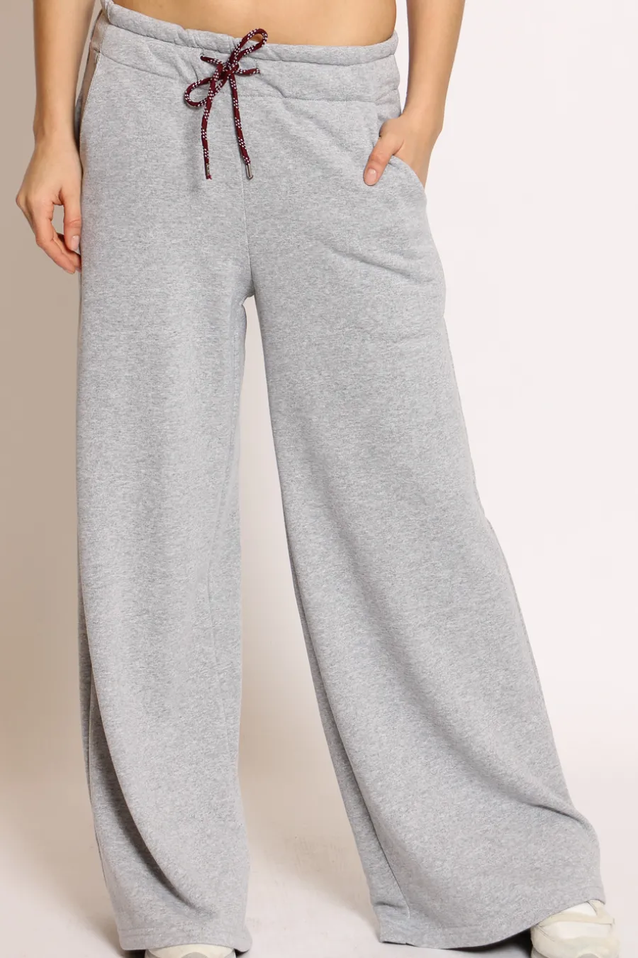 Tensione In Pantalone felpa c/coulisse grigio- Pantaloni