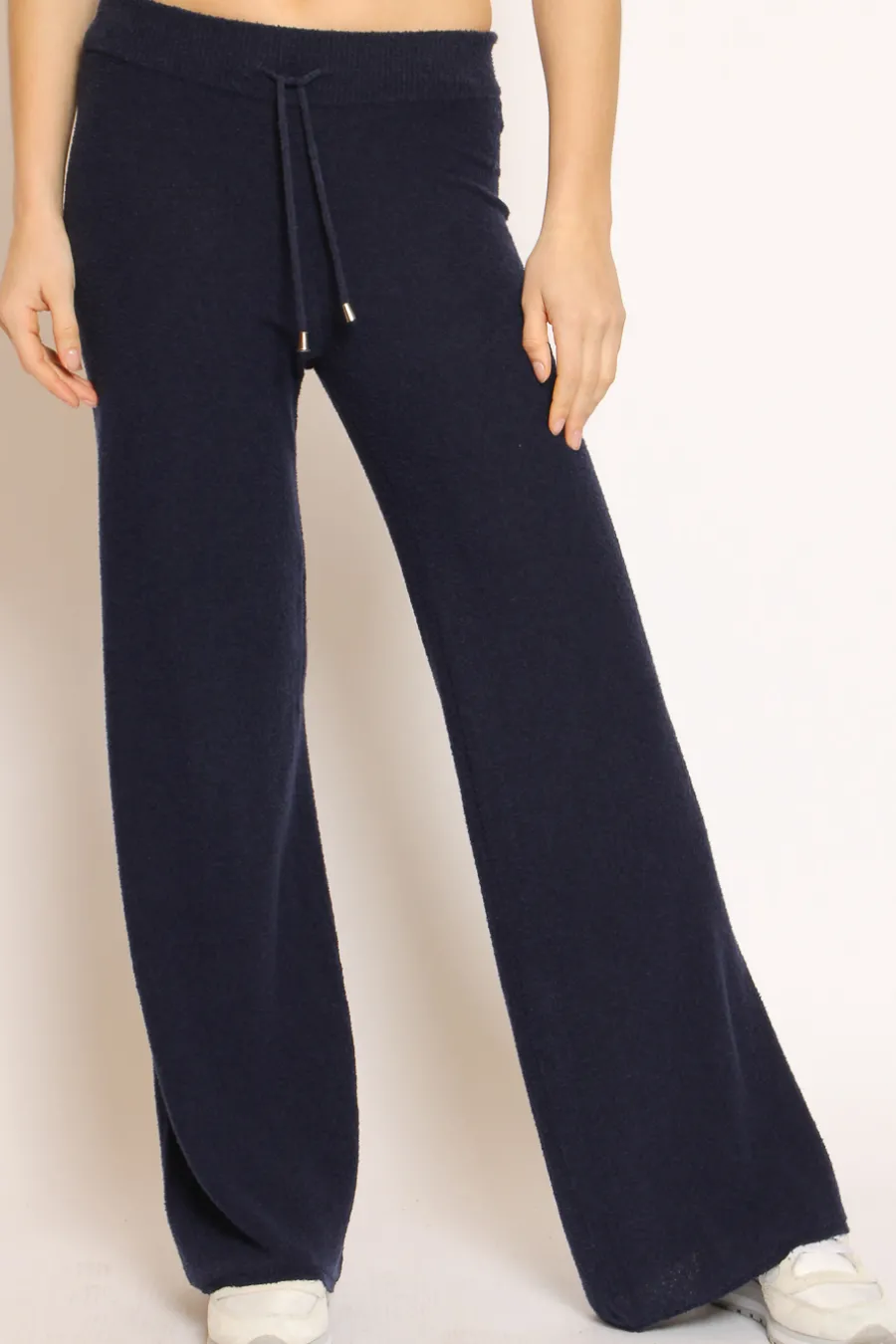 Kontatto Pantalone in bouclu00e8 elasticizzato con coulisse- Pantaloni