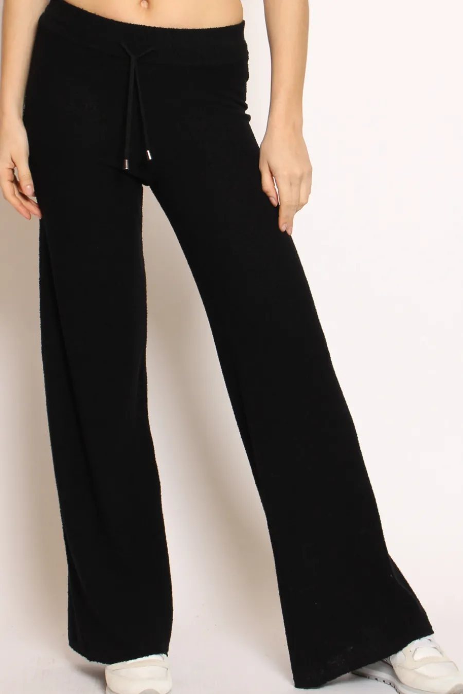 Kontatto Pantalone in bouclu00e8 elasticizzato con coulisse- Pantaloni