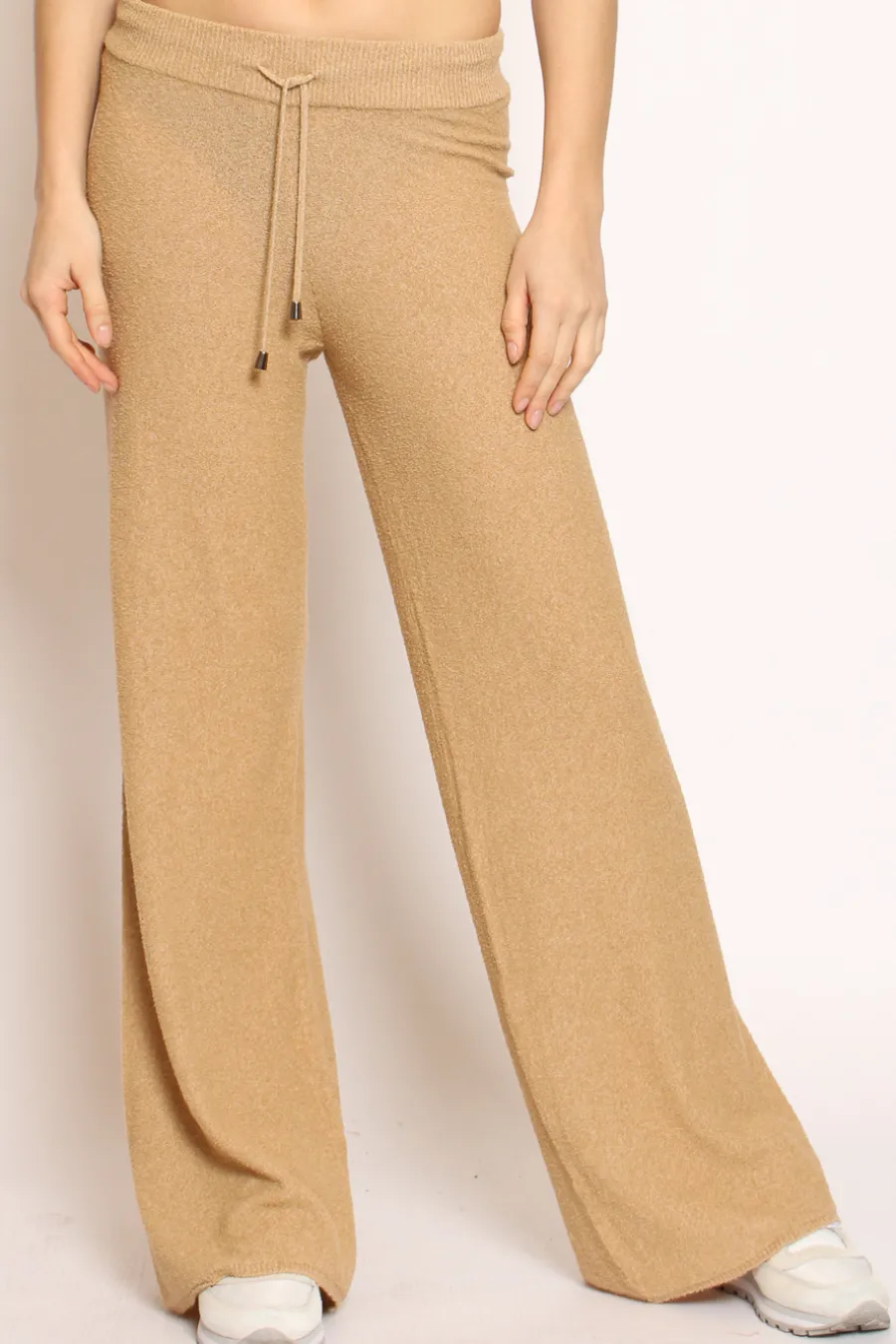Kontatto Pantalone in bouclu00e8 elasticizzato con coulisse- Pantaloni