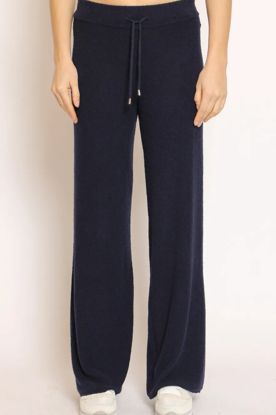 Kontatto Pantalone in bouclu00e8 elasticizzato con coulisse- Pantaloni
