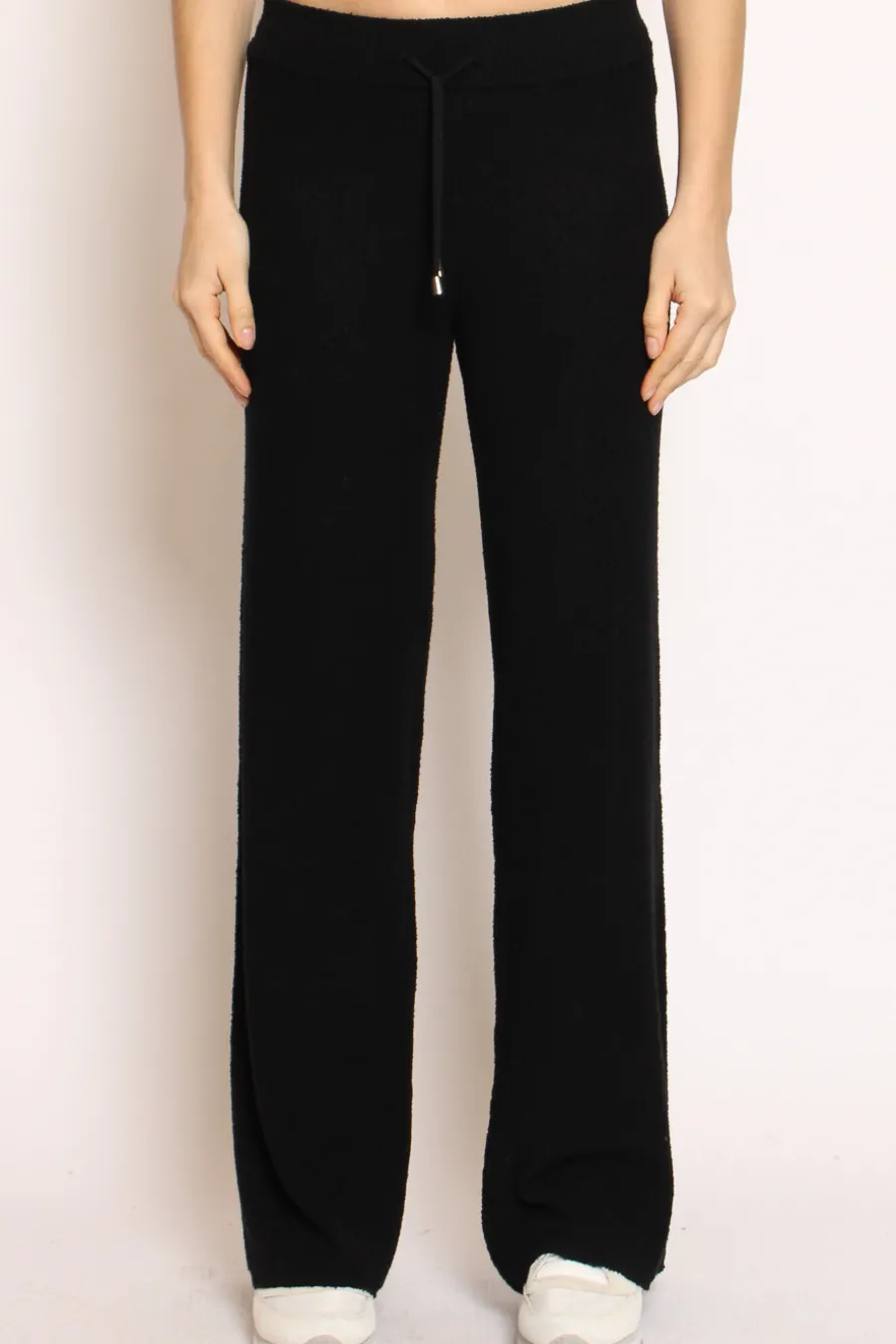 Kontatto Pantalone in bouclu00e8 elasticizzato con coulisse- Pantaloni