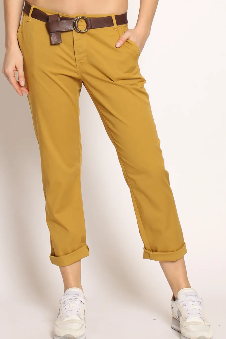 Zeroassoluto Pantalone LOIS chino cotone elasticizzato- Pantaloni