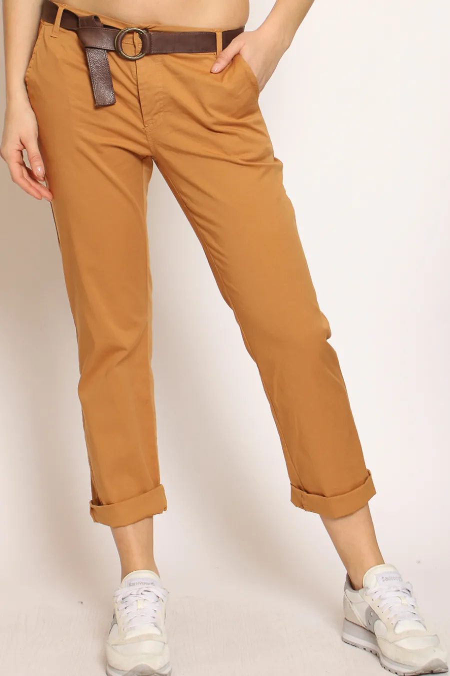 Zeroassoluto Pantalone LOIS chino cotone elasticizzato- Pantaloni