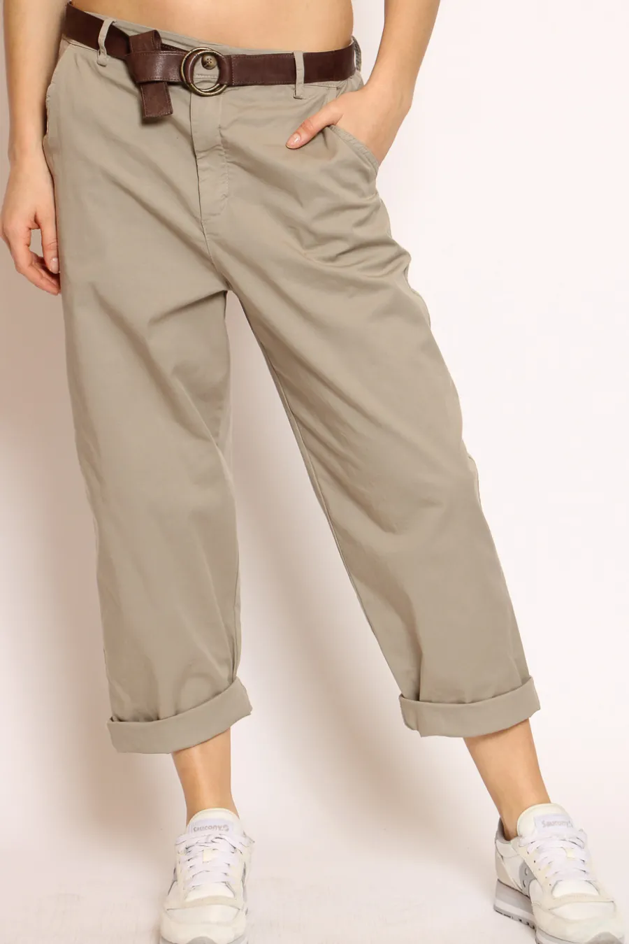 Zeroassoluto Pantalone LORY baggy cotone- Pantaloni