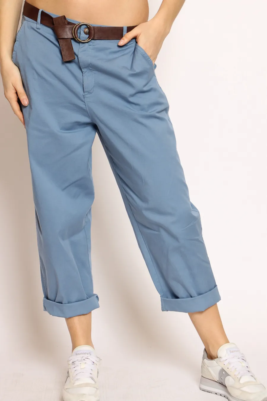 Zeroassoluto Pantalone LORY baggy cotone- Pantaloni