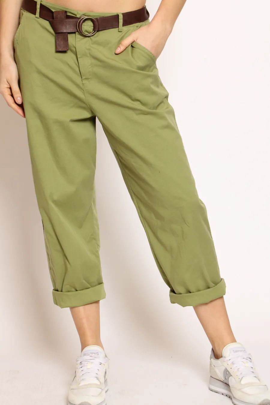Zeroassoluto Pantalone LORY baggy cotone- Pantaloni