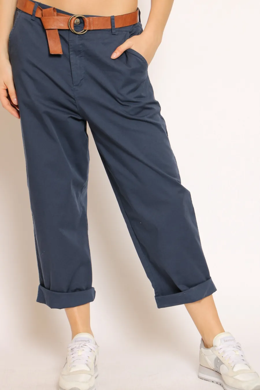 Zeroassoluto Pantalone LORY baggy cotone- Pantaloni
