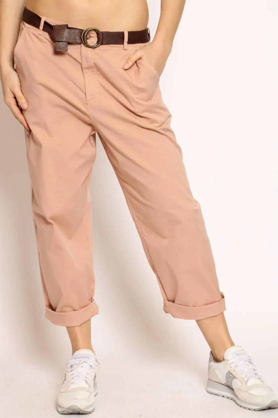Zeroassoluto Pantalone LORY baggy cotone- Pantaloni