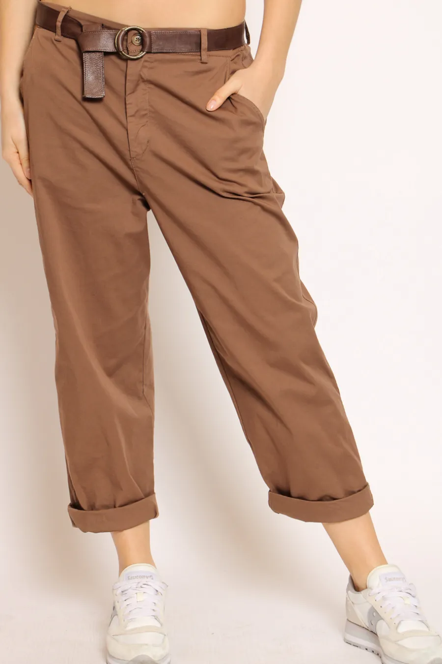 Zeroassoluto Pantalone LORY baggy cotone- Pantaloni
