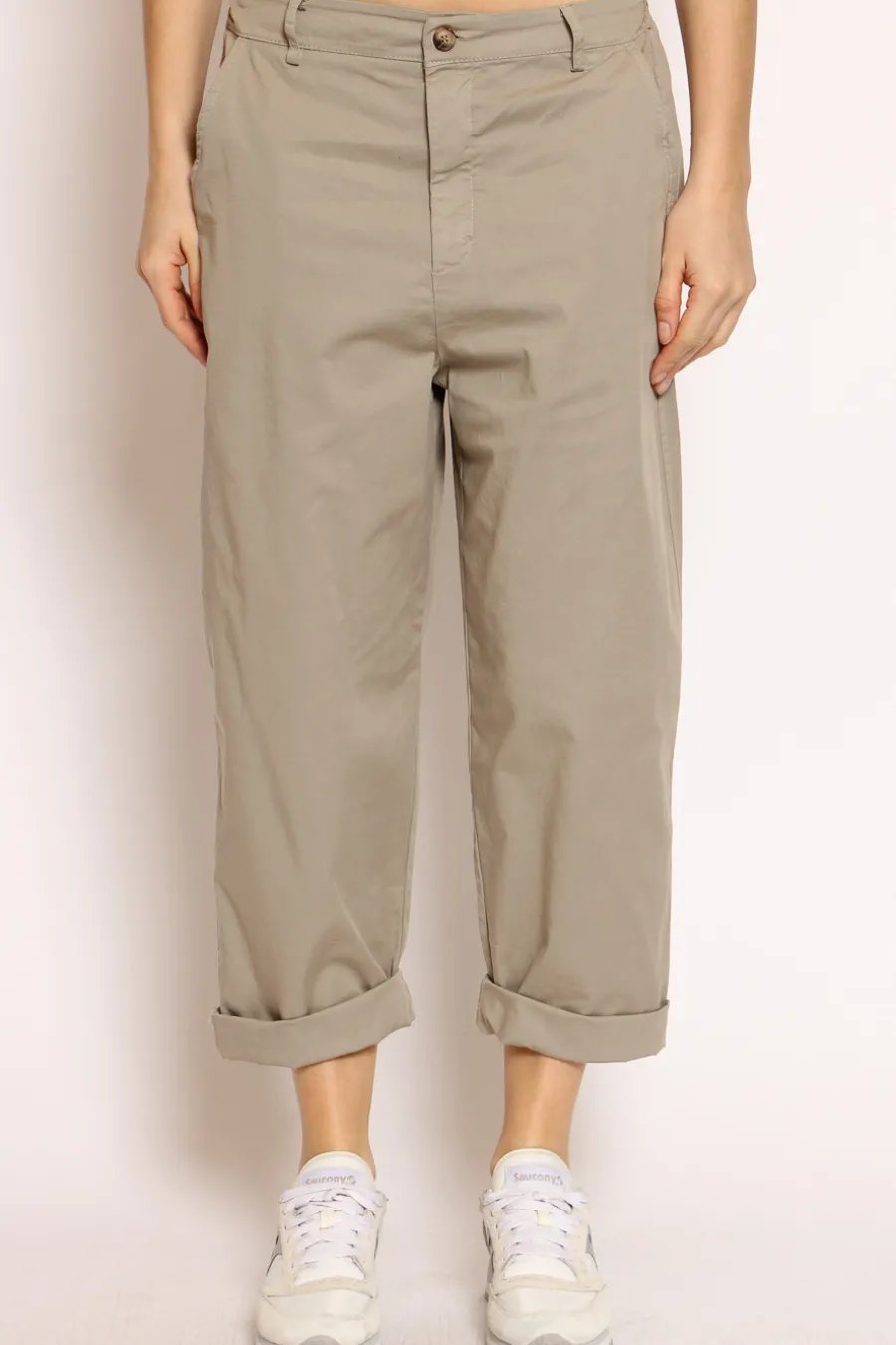 Zeroassoluto Pantalone LORY baggy cotone- Pantaloni
