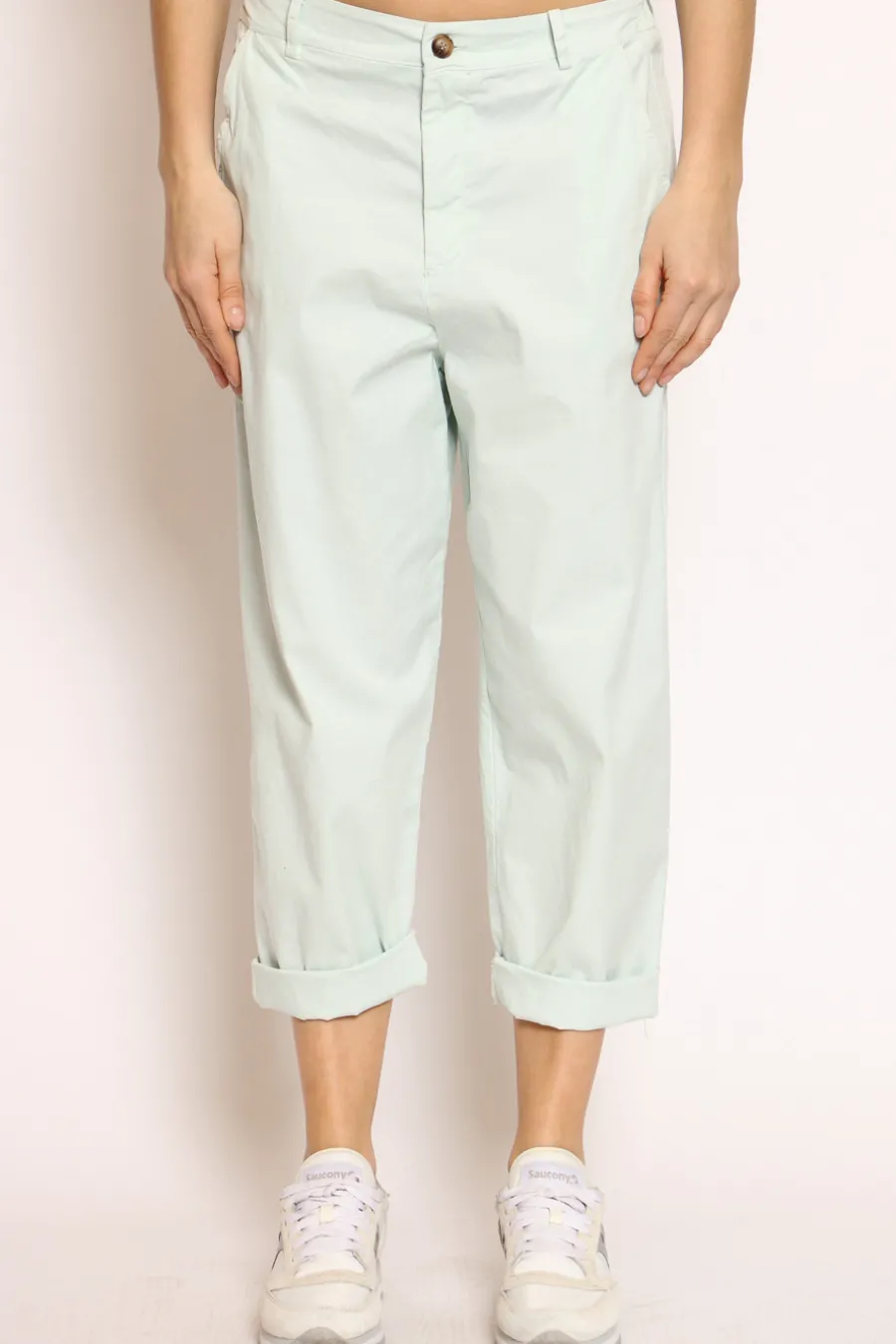 Zeroassoluto Pantalone LORY baggy cotone- Pantaloni