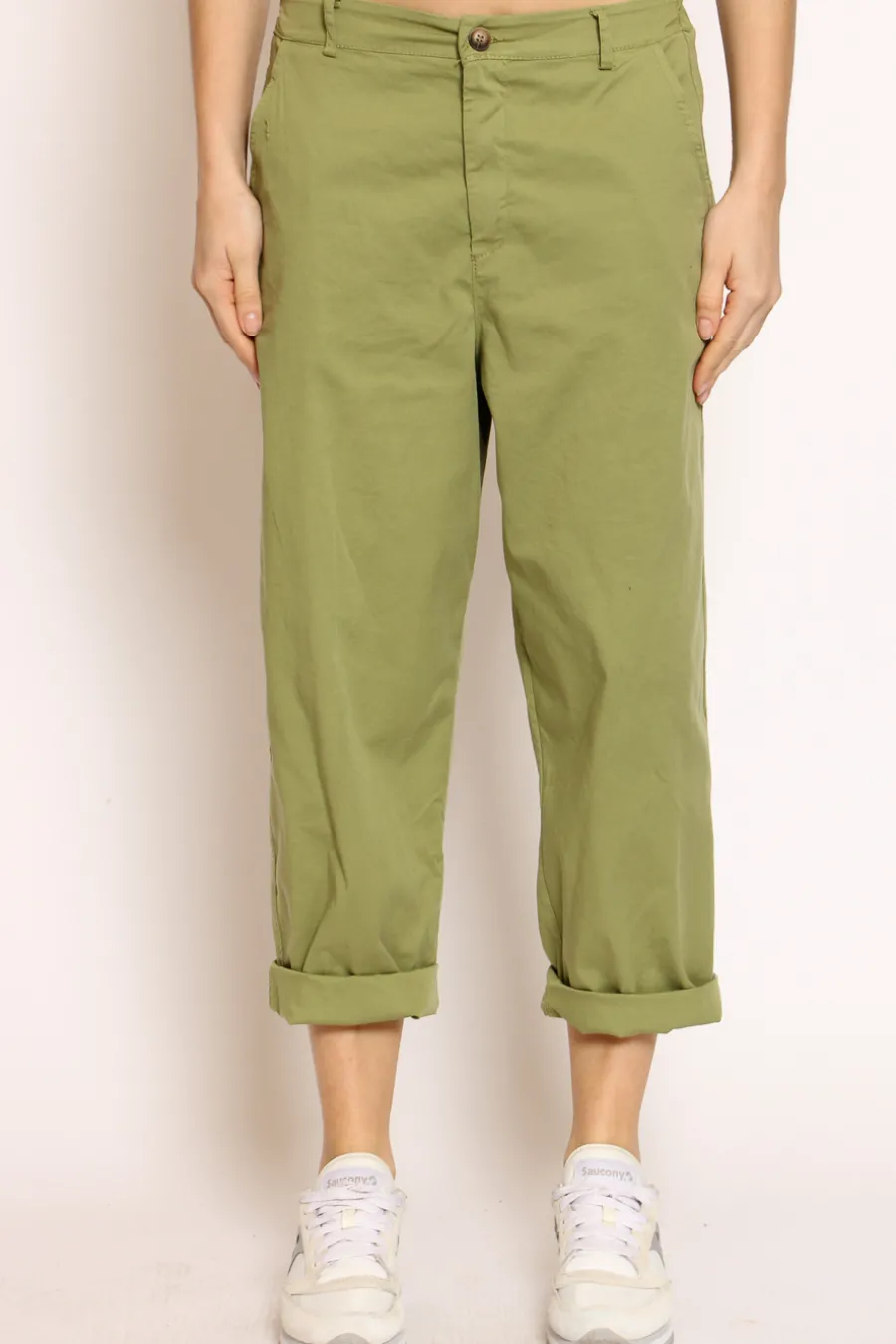 Zeroassoluto Pantalone LORY baggy cotone- Pantaloni