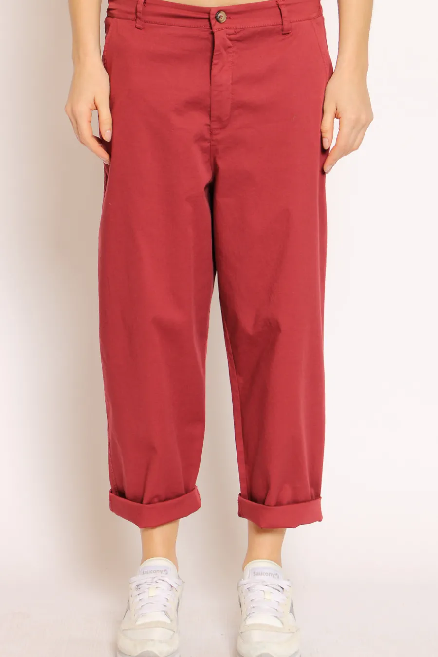 Zeroassoluto Pantalone LORY baggy cotone- Pantaloni