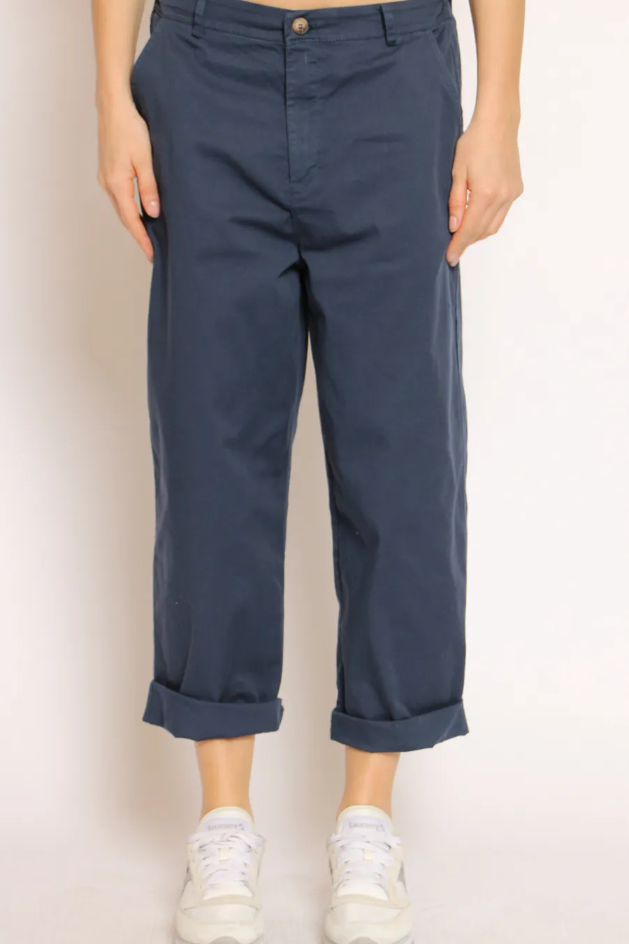 Zeroassoluto Pantalone LORY baggy cotone- Pantaloni