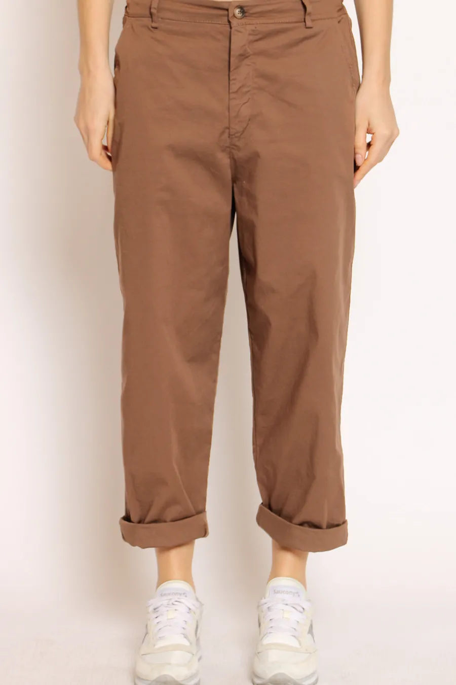 Zeroassoluto Pantalone LORY baggy cotone- Pantaloni