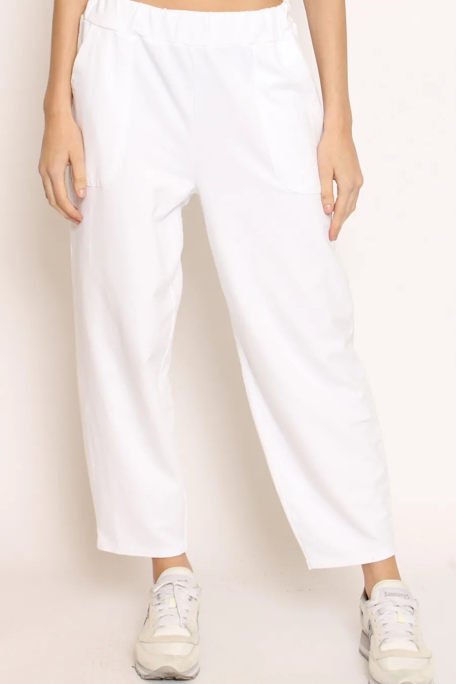 Zeroassoluto Pantalone mom fit felpa light- Pantaloni