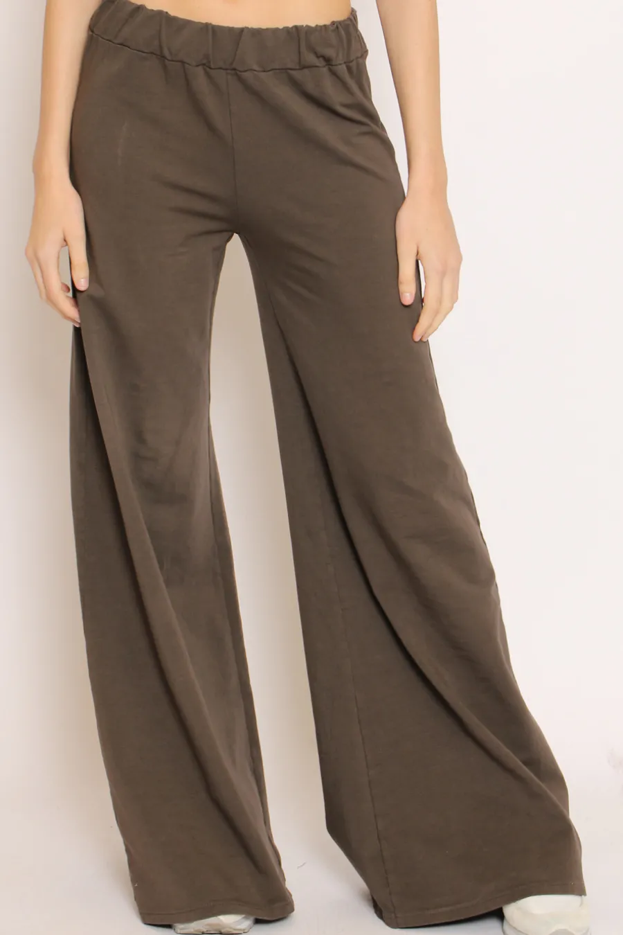 Zeroassoluto Pantalone palazzo felpa light- Pantaloni