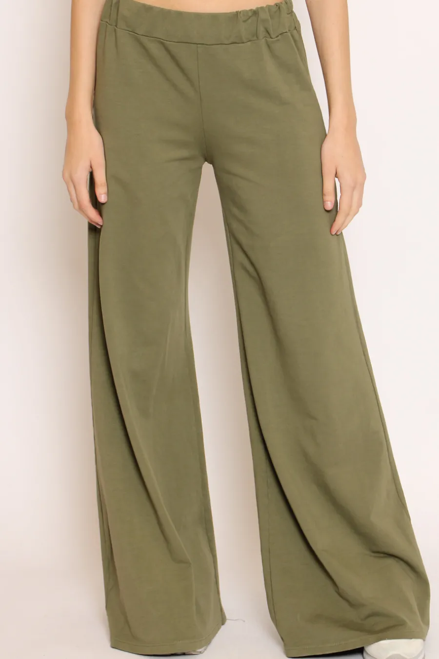 Zeroassoluto Pantalone palazzo felpa light- Pantaloni