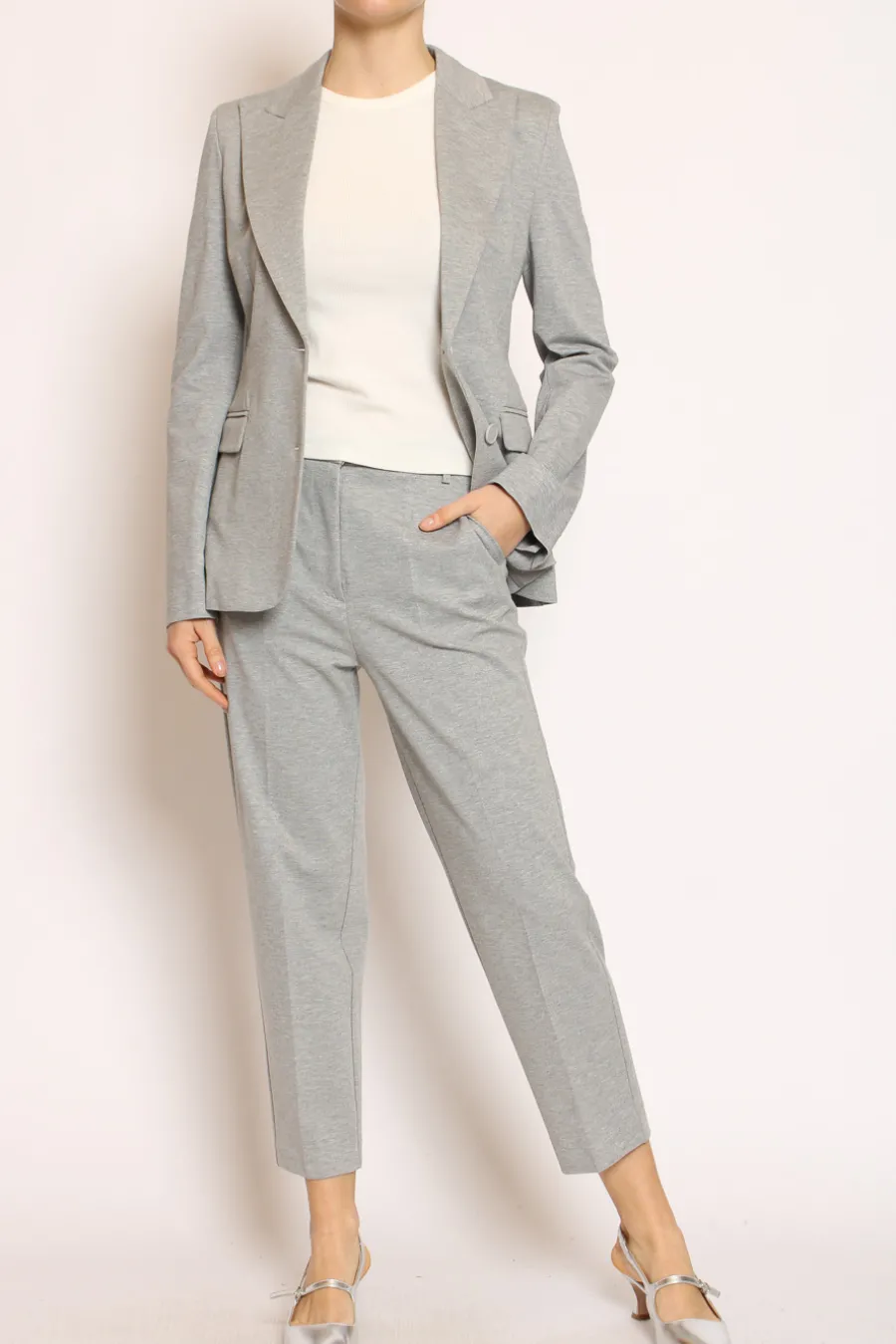 Vicolo Pantalone punto milano elastico dietro- Pantaloni