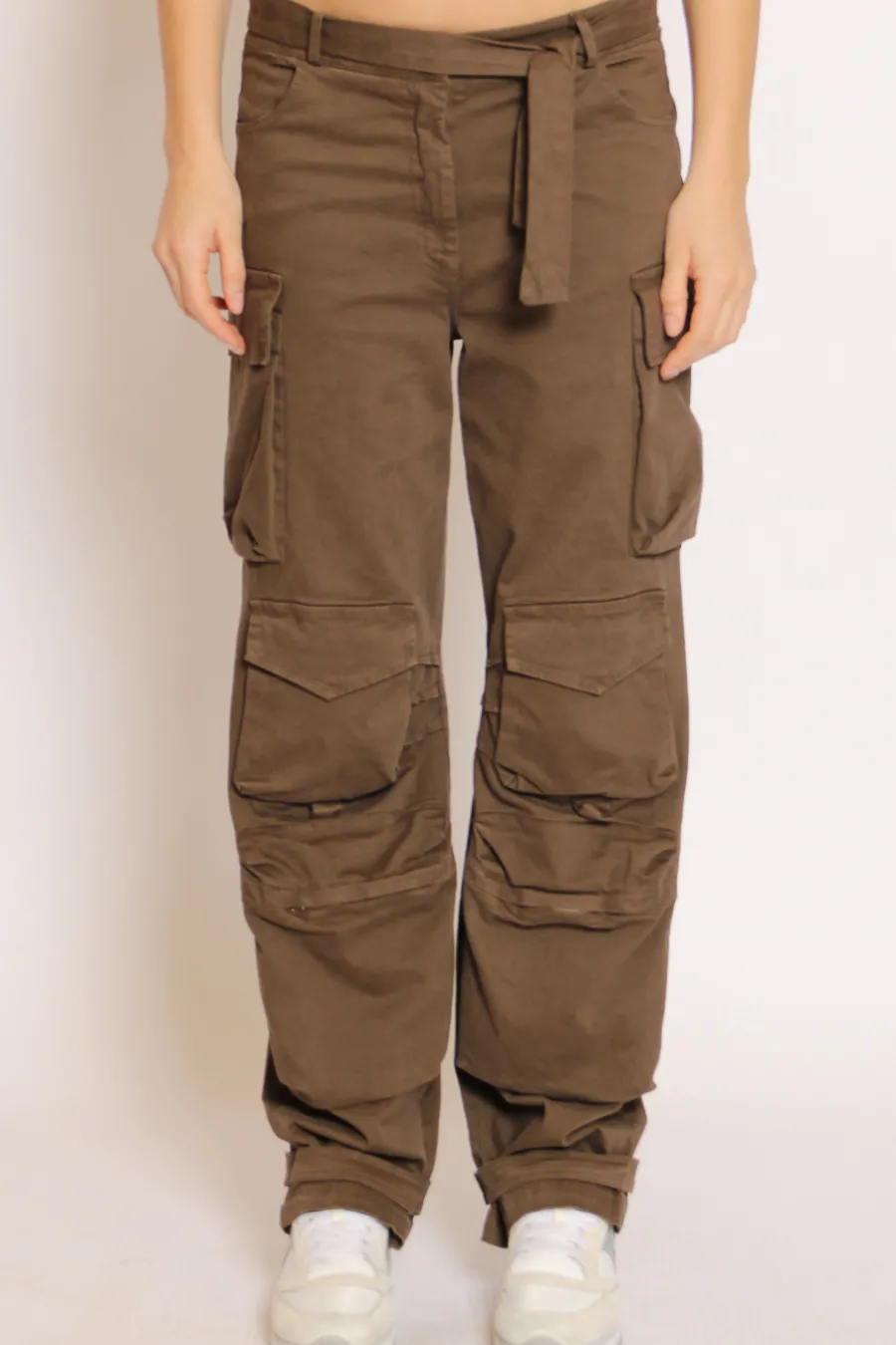 Vicolo Pantaloni cargo moro- Pantaloni