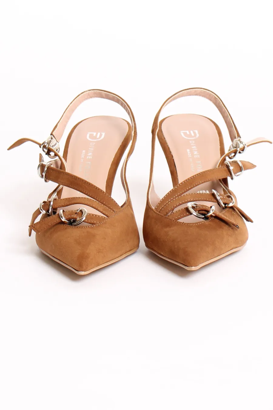 Divine Follie Slingback cuoio- Scarpe