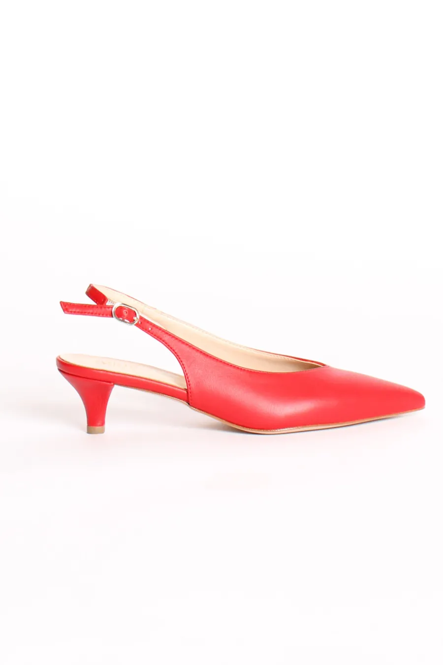Ovyé Slingback nappa rosso- Scarpe