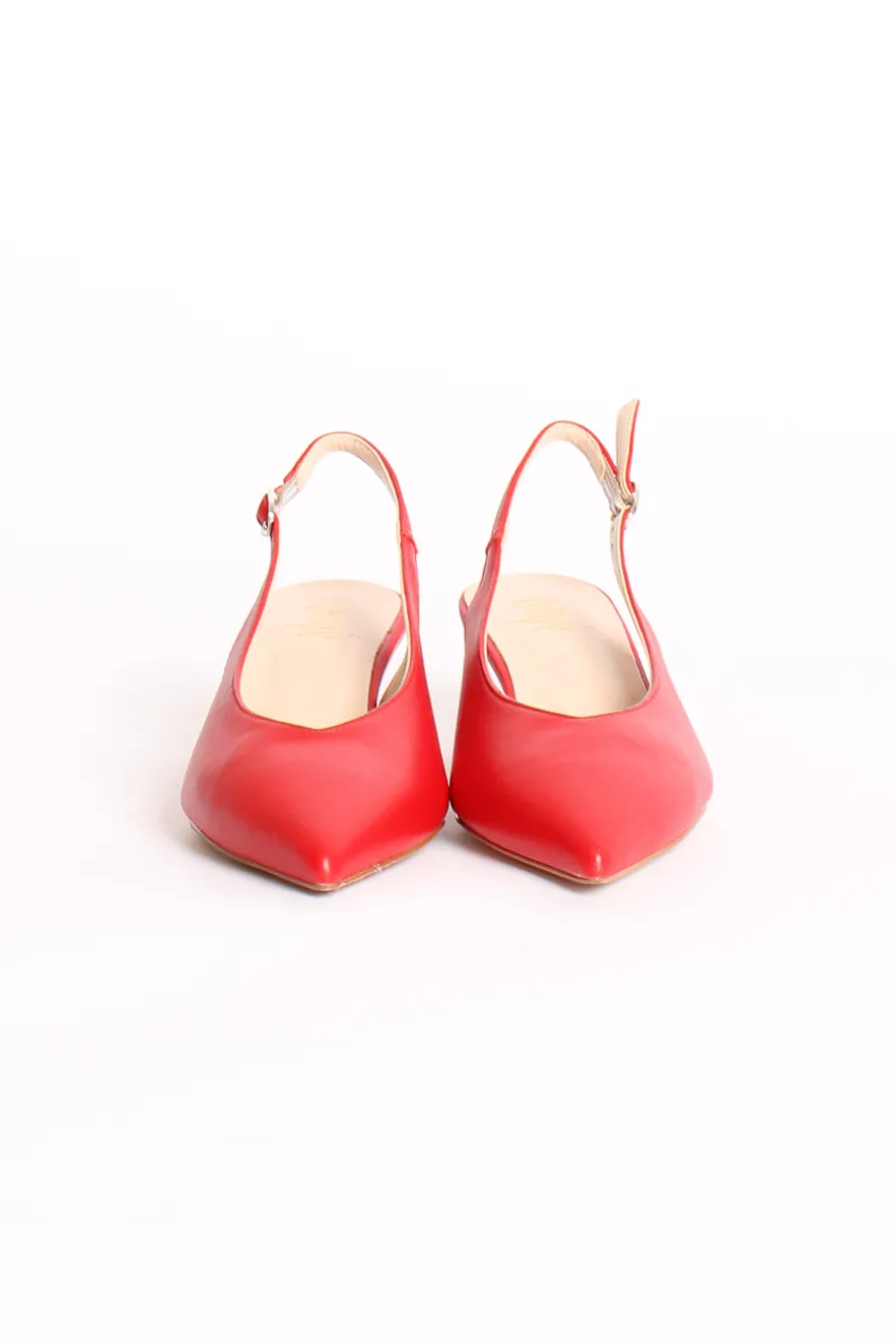 Ovyé Slingback nappa rosso- Scarpe