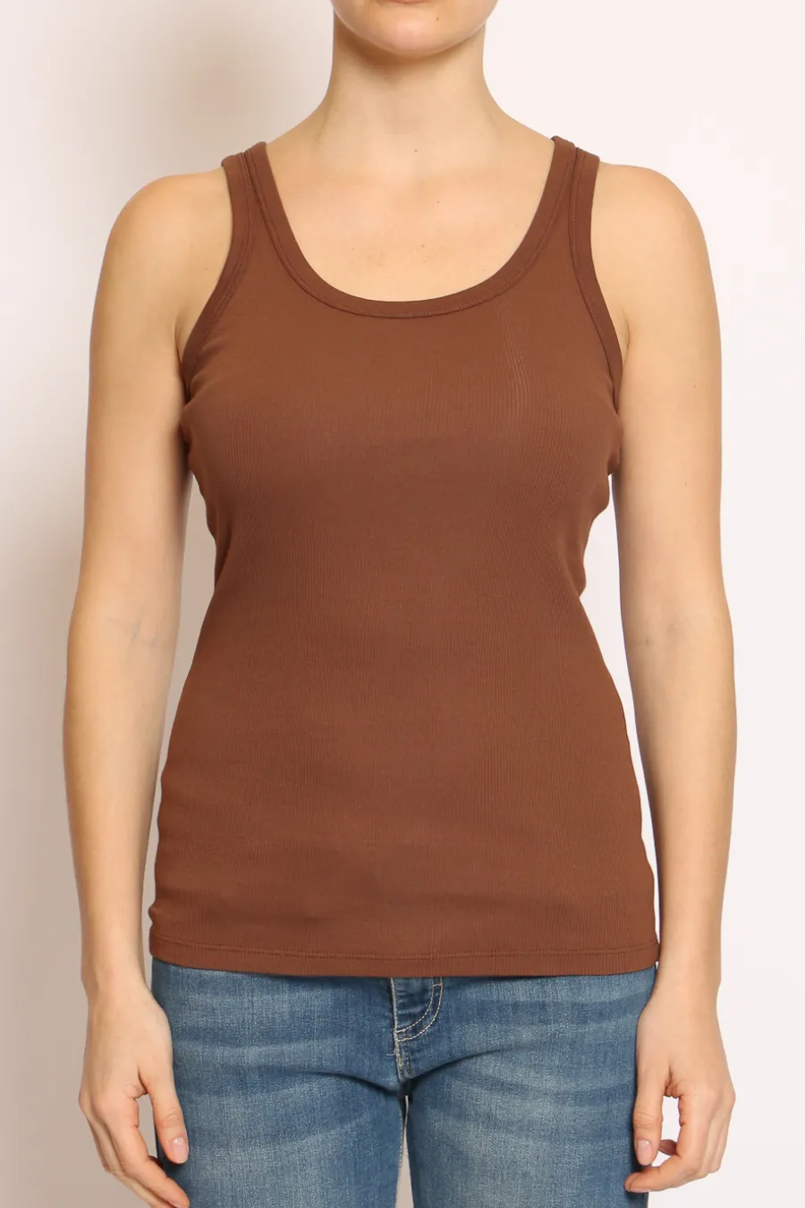 Vicolo Top coste cacao- T-Shirts E Top