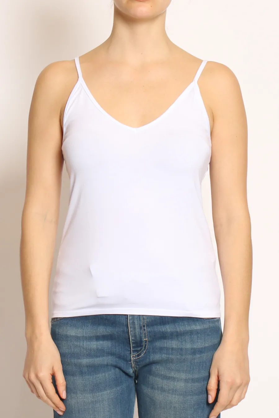 Zeroassoluto Top underware in jersey elasticizzato off white- T-Shirts E Top