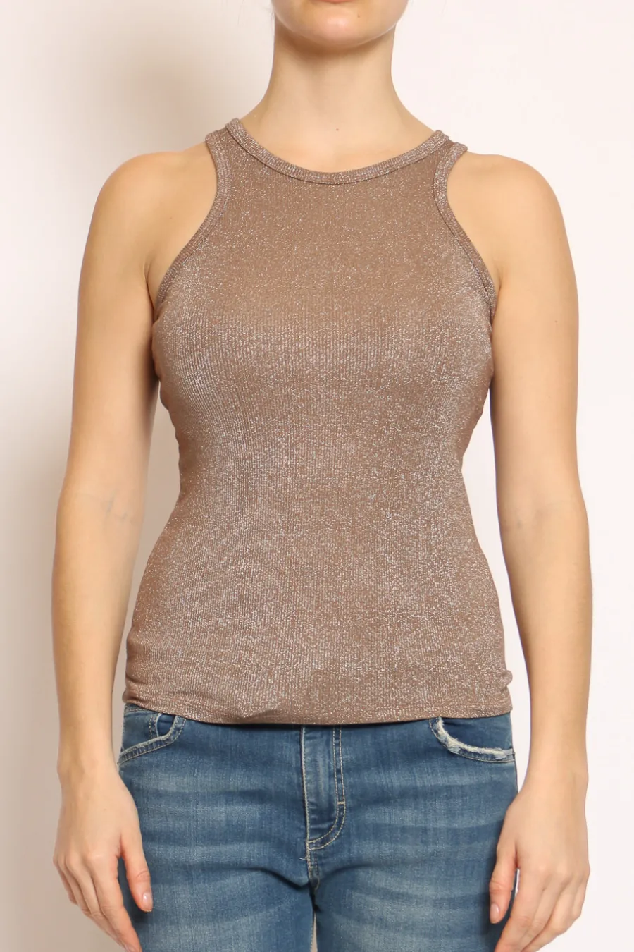 Top vogatore lurex- T-Shirts E Top